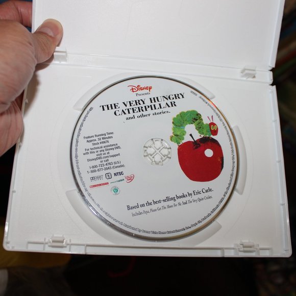 FREE WITH ANY BUY❤️The Very Hungry Caterpillar & Other Stories DVD Eric Carle - Picture 3 of 3